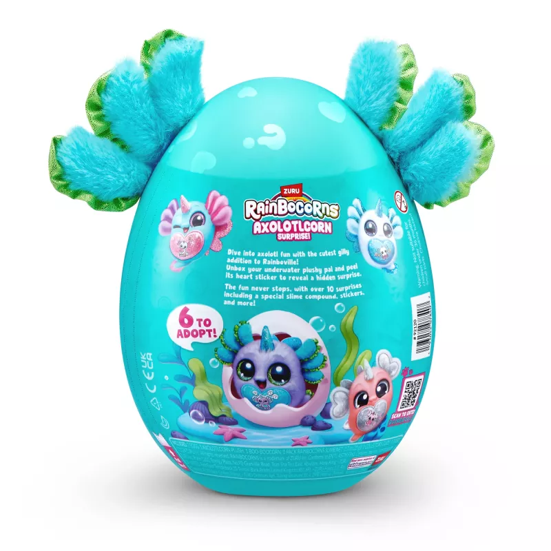Rainbocorns Axolotlcorn Surprise, animal, 3 años, Multicolor