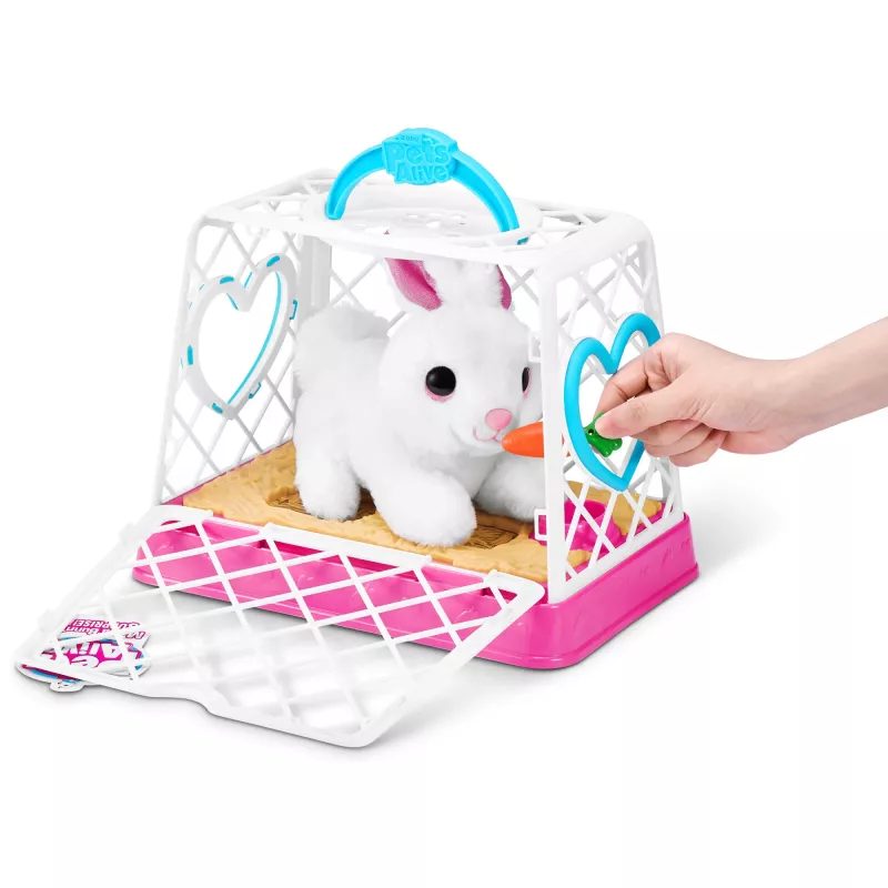 Peluche Zuru Mama Bunny & Baby Surprise, pareja de peluches interactivos, surtido