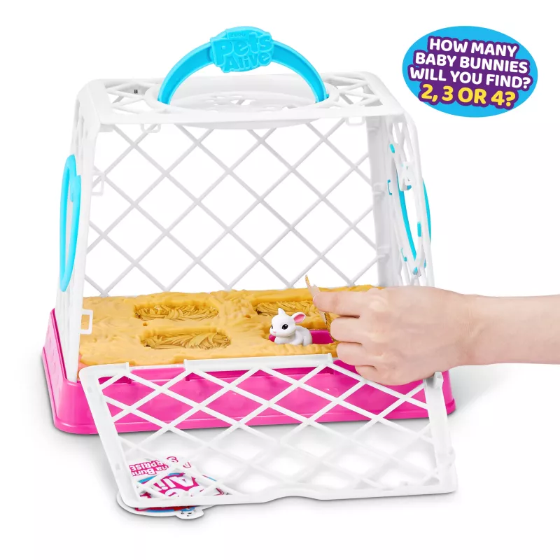 Peluche Zuru Mama Bunny & Baby Surprise, pareja de peluches interactivos, surtido