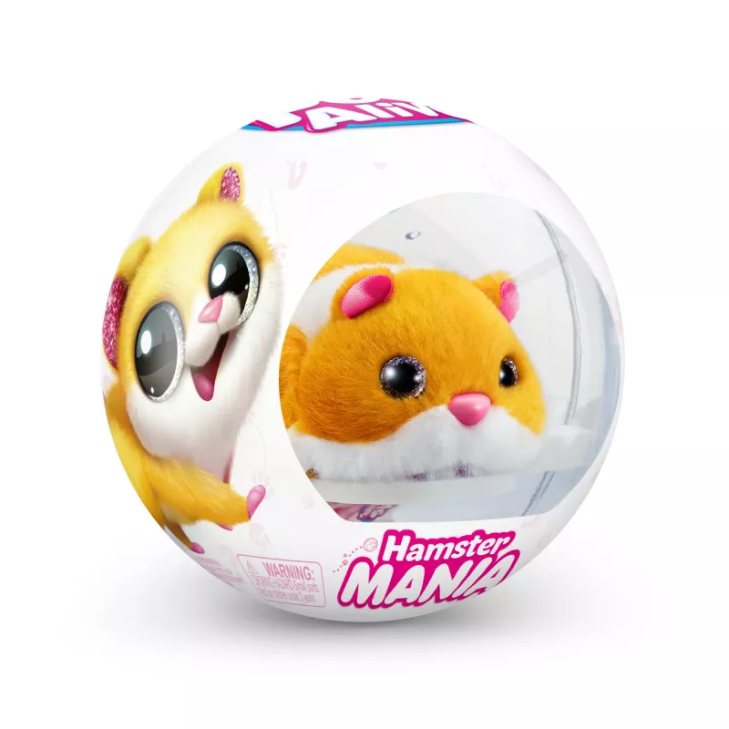 Hámster de juguete Zuru Pets Alive Hamster Mania — hámster interactivo a pilas, desde 3 años, AAA