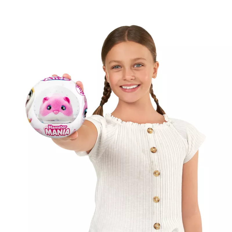 Hámster de juguete Zuru Pets Alive Hamster Mania — hámster interactivo a pilas, desde 3 años, AAA