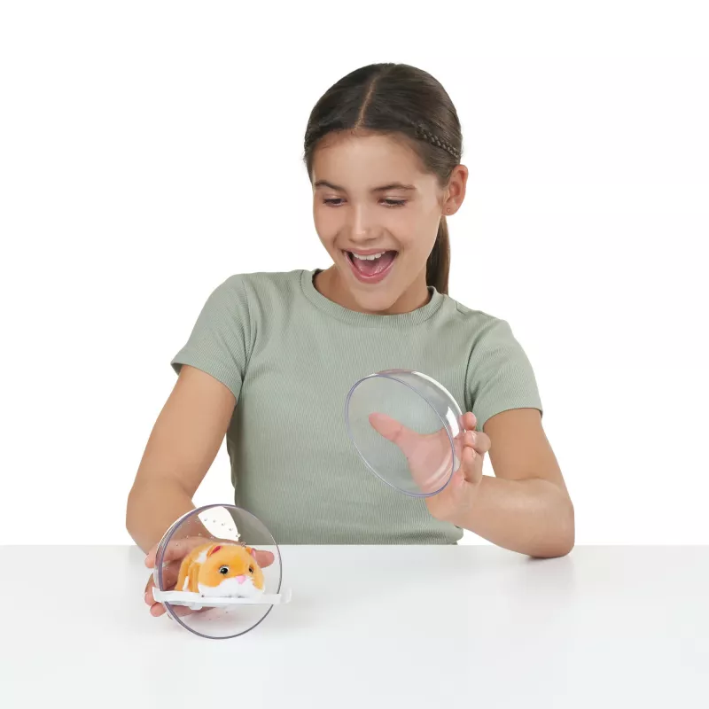 Hámster de juguete Zuru Pets Alive Hamster Mania — hámster interactivo a pilas, desde 3 años, AAA