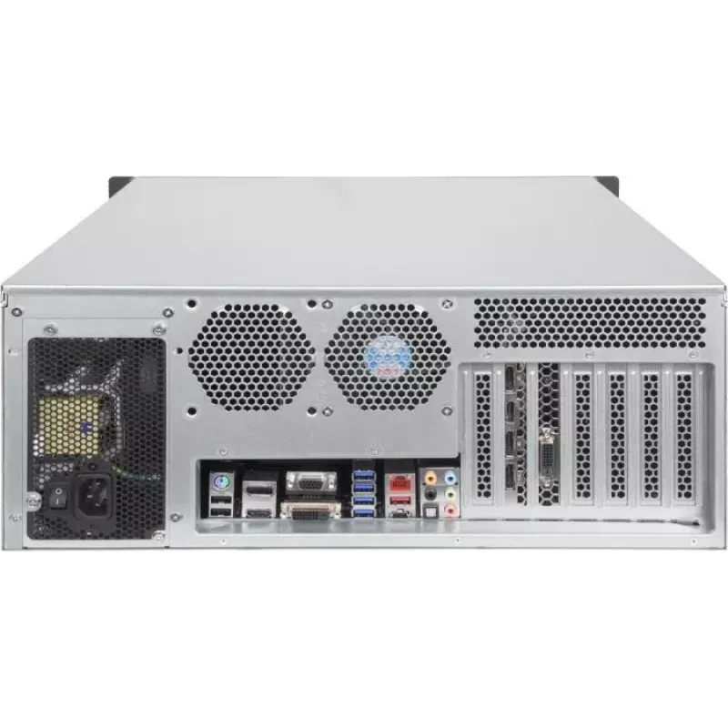 Caja para rack SILVERSTONE SST-RM41-H08 8-Bay 1U chasis de servidor – caja compacta para montaje en rack