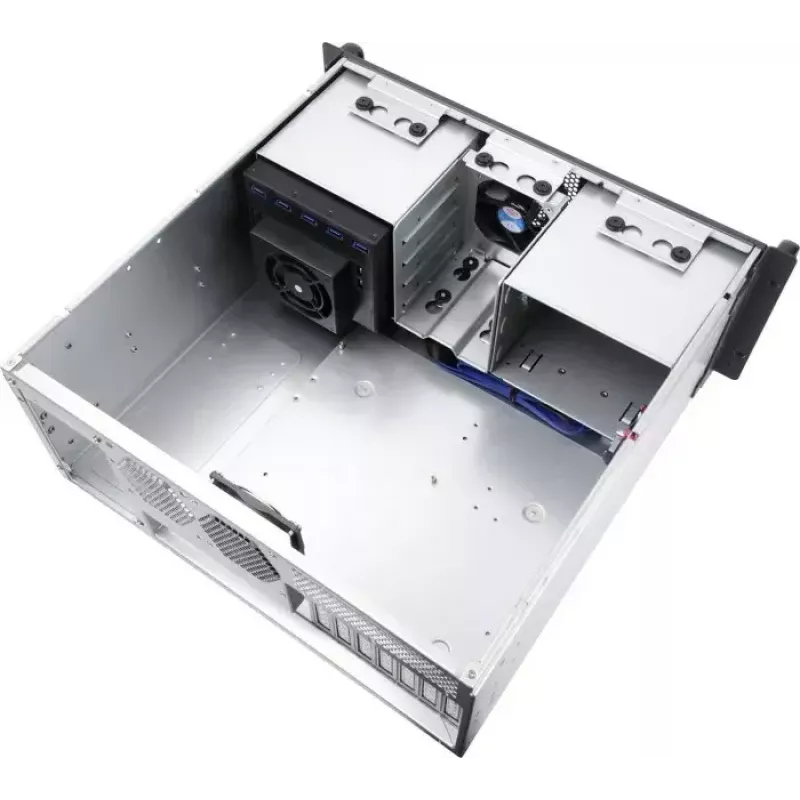 Caja para rack SILVERSTONE SST-RM41-H08 8-Bay 1U chasis de servidor – caja compacta para montaje en rack
