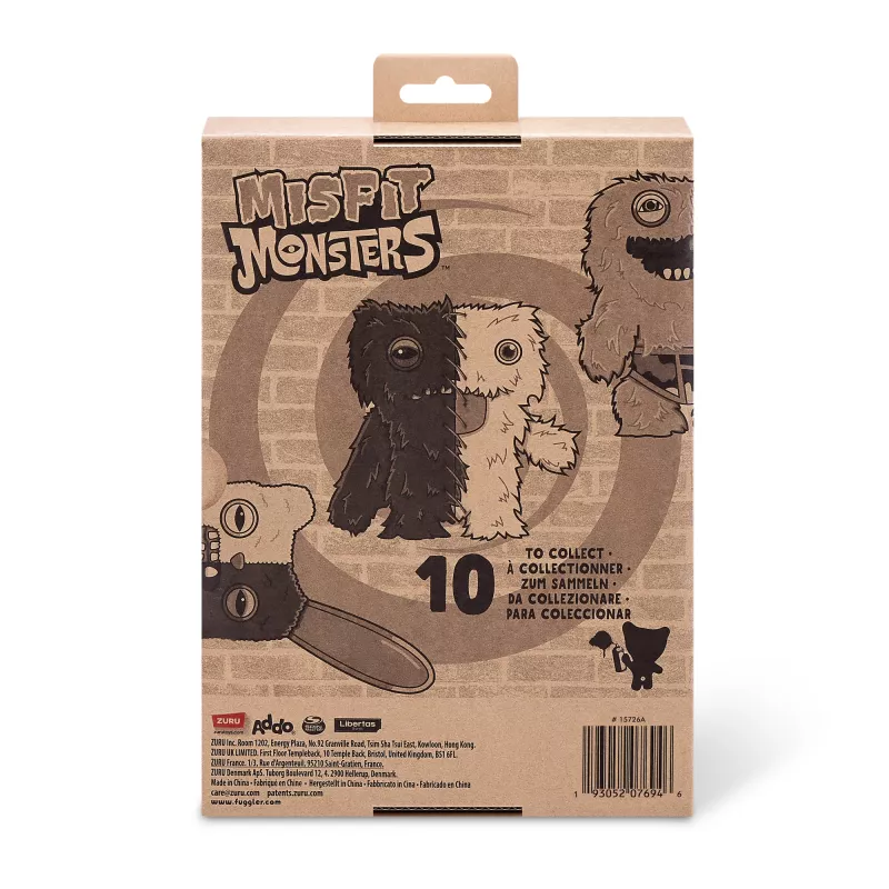 Peluche Zuru Fuggler Misfit Monsters 9 pulgadas — figura de peluche surtida, unidad