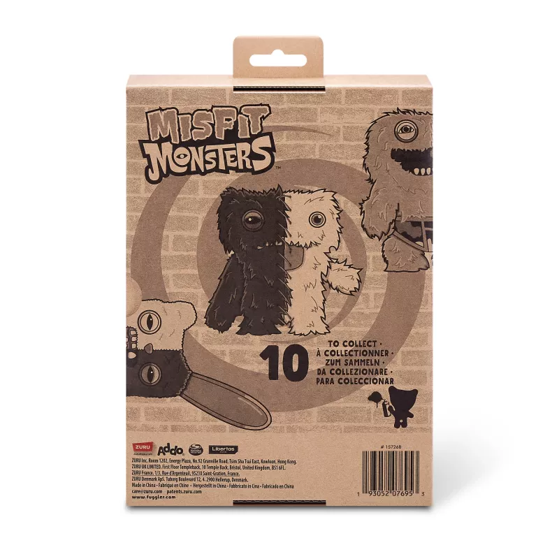 Peluche Zuru Fuggler Misfit Monsters 9 pulgadas — figura de peluche surtida, unidad