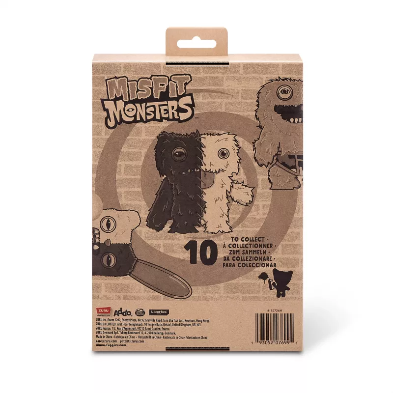 Peluche Zuru Fuggler Misfit Monsters 9 pulgadas — figura de peluche surtida, unidad