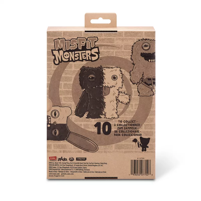 Peluche Zuru Fuggler Misfit Monsters 9 pulgadas — figura de peluche surtida, unidad