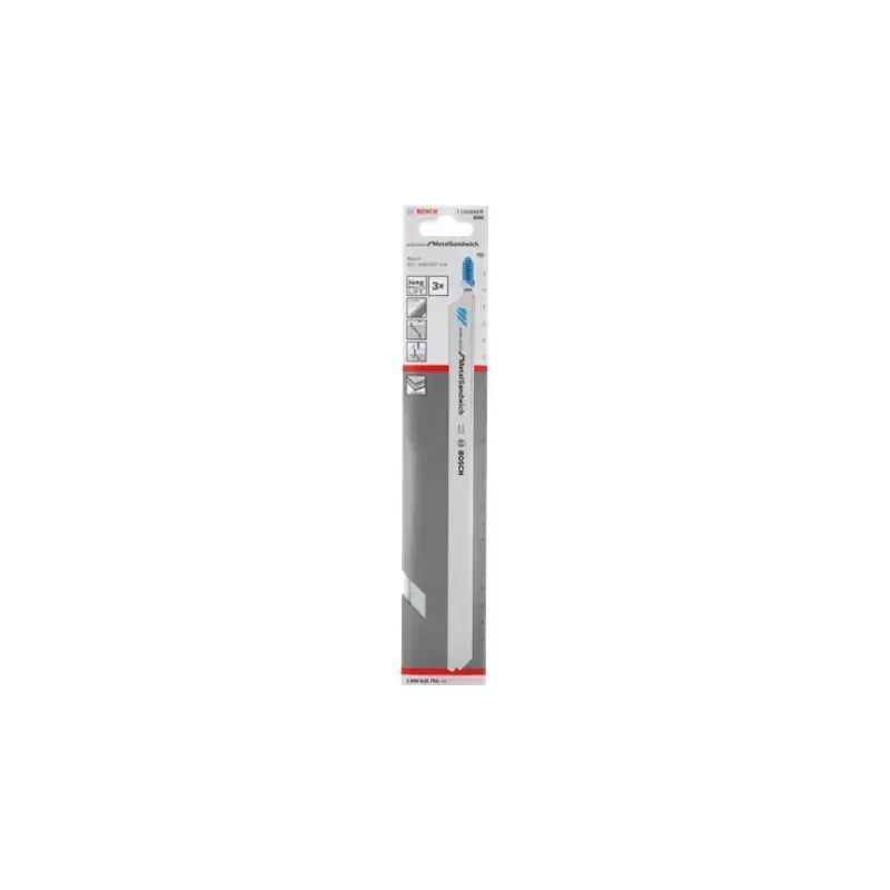 Hoja de sierra de calar Bosch T 1018 AFP Precision for Metal-Sandwich bimetálica 25 cm