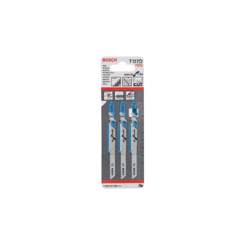 Hojas de sierra de calar Bosch T 127 D Special for Alu
