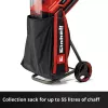 Einhell REDAXXO 36/25 biotrituradora de cuchillas a batería para jardín, 36 V (2x18 V), rama máx. 25 mm, solo sin batería ni cargador, rojo/negro