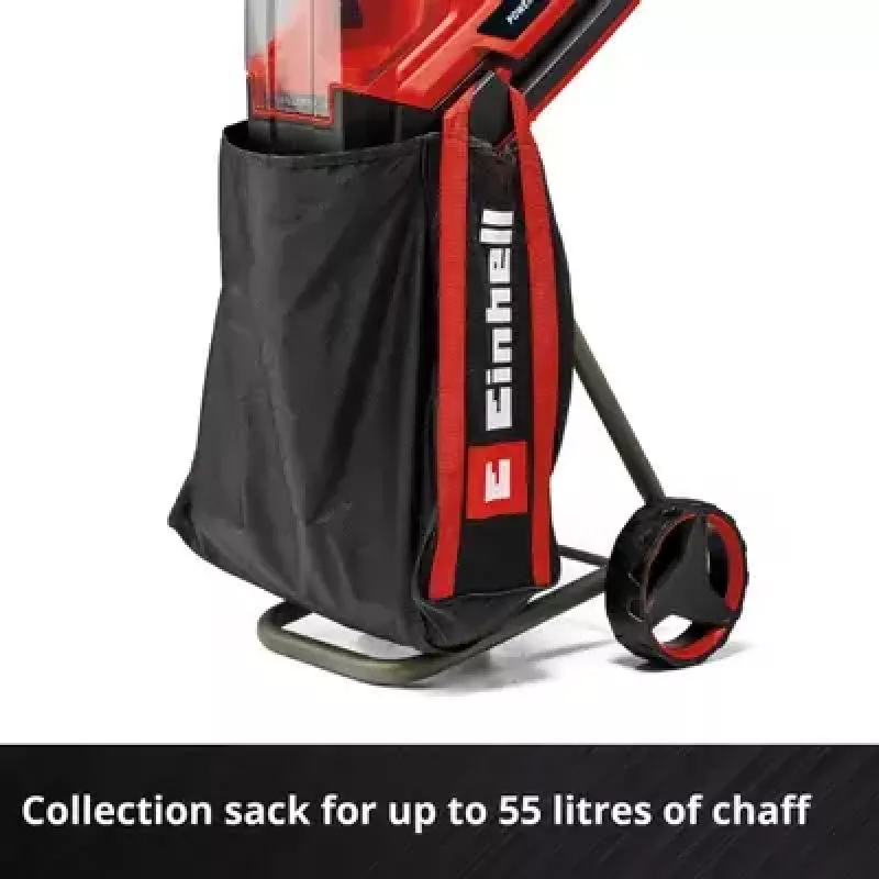 Einhell REDAXXO 36/25 biotrituradora de cuchillas a batería para jardín, 36 V (2x18 V), rama máx. 25 mm, solo sin batería ni cargador, rojo/negro