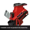 Einhell REDAXXO 36/25 biotrituradora de cuchillas a batería para jardín, 36 V (2x18 V), rama máx. 25 mm, solo sin batería ni cargador, rojo/negro
