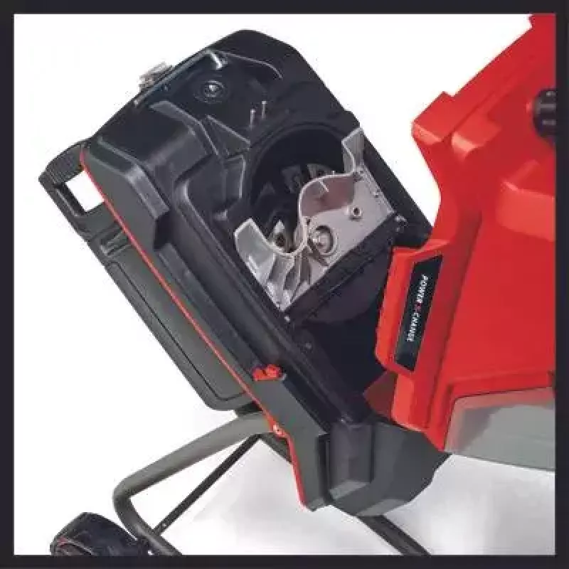 Einhell REDAXXO 36/25 biotrituradora de cuchillas a batería para jardín, 36 V (2x18 V), rama máx. 25 mm, solo sin batería ni cargador, rojo/negro