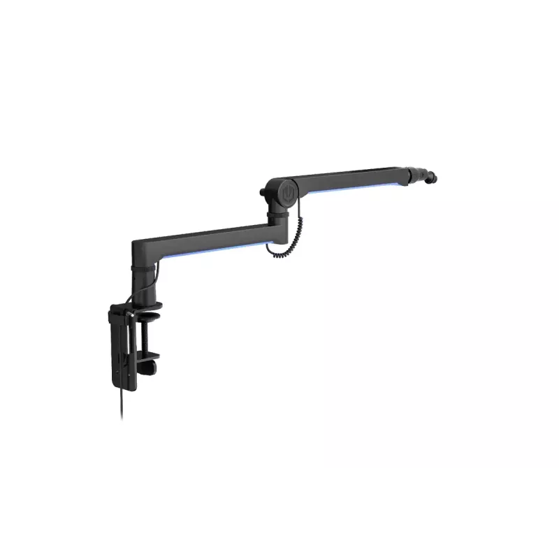 ENDORFY Broadcast Low Profile RGB Boom Arm EY0A010 brazo para micrófono, soporte de escritorio, hasta 2 kg, negro