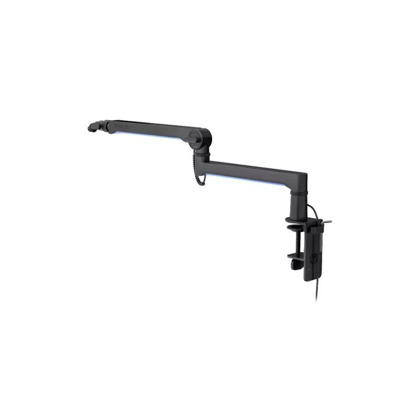 ENDORFY Broadcast Low Profile RGB Boom Arm EY0A010 brazo para micrófono, soporte de escritorio, hasta 2 kg, negro