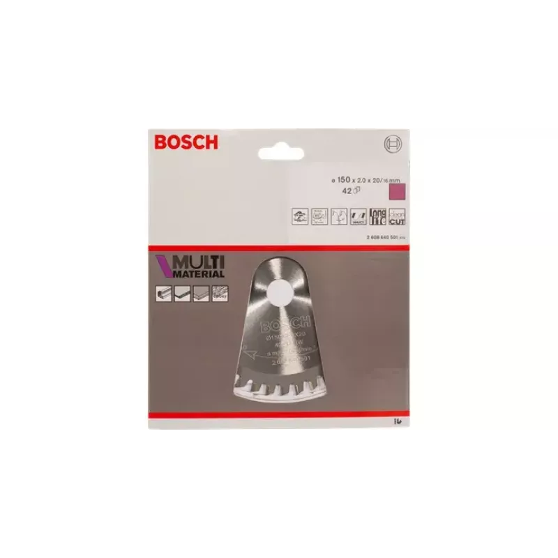 Bosch Multi Material hoja de sierra circular 230 mm, 64 dientes, orificio 30 mm, 2608640513