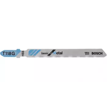 Hojas de sierra de calar Bosch T 118 G Basic for Metal 2608631674