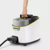 Kärcher SC 4 Deluxe Iron limpiadora a vapor, 2250 W, blanco/negro, con kit de limpieza de suelos EasyFix y plancha de vapor