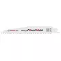Hoja de sierra sable Bosch S 610 VF Heavy para madera y metal 15 cm 5 TPI