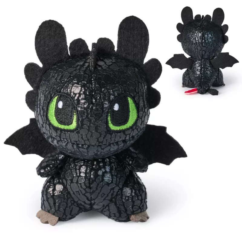 Figura dragón de peluche coleccionable Spin Master How to Train Your Dragon – diseño tótem, figura suave, variantes surtidas