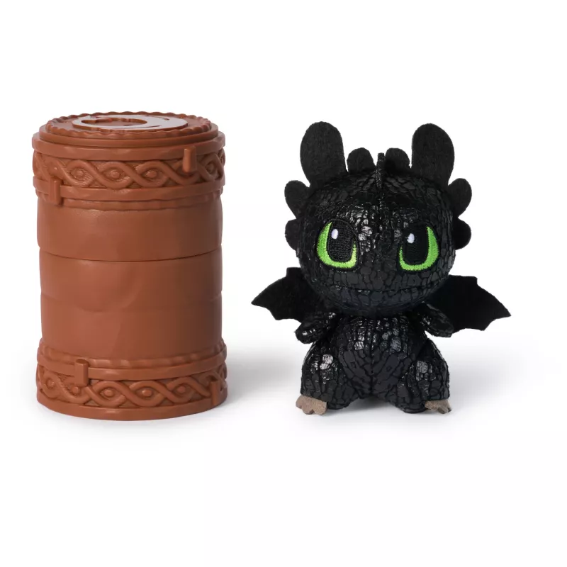 Figura dragón de peluche coleccionable Spin Master How to Train Your Dragon – diseño tótem, figura suave, variantes surtidas