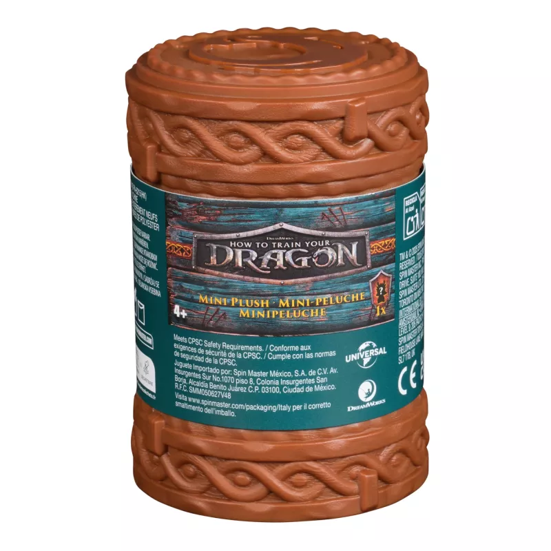Figura dragón de peluche coleccionable Spin Master How to Train Your Dragon – diseño tótem, figura suave, variantes surtidas