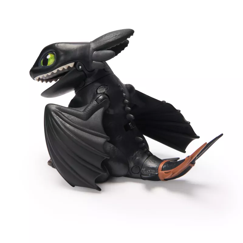 Mini figura interactiva Toothless Spinmaster – Cómo entrenar a tu dragón, efectos de sonido, modelo 6074239