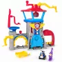 PAW Patrol : Air Rescue, set de juego Pup Squad Adventure Bay Airport, con coche de juguete Chase y lanzador de vehículos, juguete infantil para niños y niñas a partir de 3 años