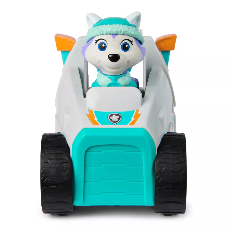 Vehículo Spinmaster PAW Patrol quitanieves de Everest – plástico, para niños a partir de 3 años, turquesa/blanco
