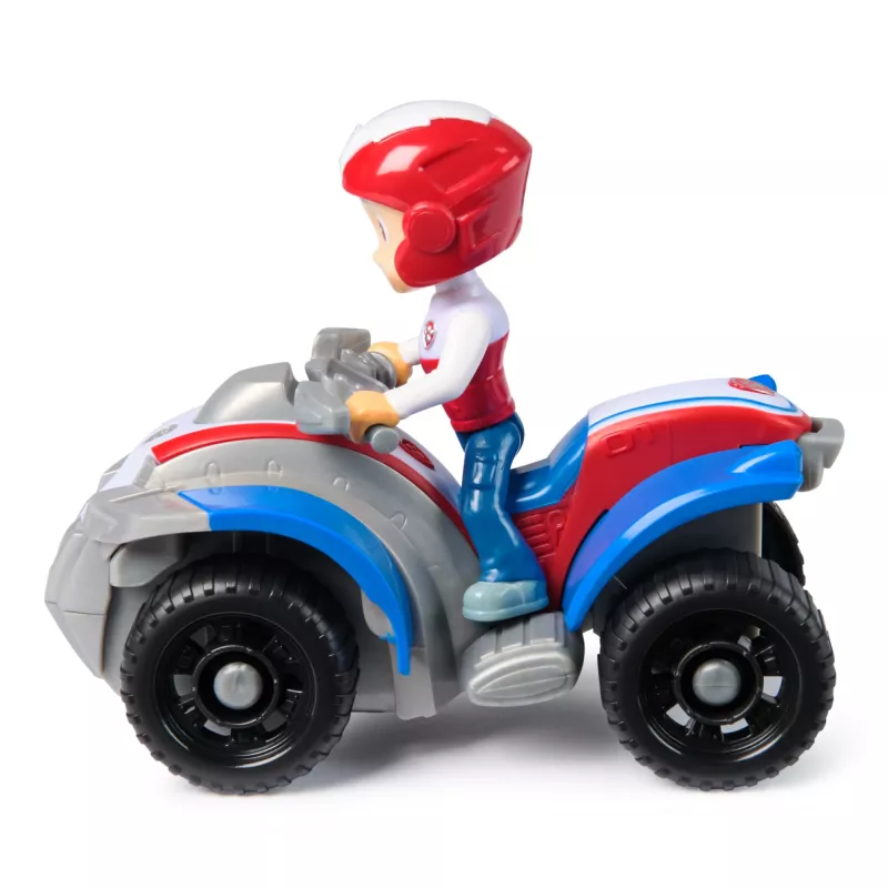 PAW Patrol, vehículo de juguete ATV de Ryder con figura de acción coleccionable, juguete infantil de enfoque sostenible para niños y niñas a partir de 3 años