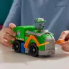 PAW Patrol, camión de reciclaje de Rocky, coche de juguete con figura de acción coleccionable, juguete sostenible para niños y niñas a partir de 3 años