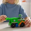 PAW Patrol, camión de reciclaje de Rocky, coche de juguete con figura de acción coleccionable, juguete sostenible para niños y niñas a partir de 3 años