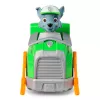 PAW Patrol, camión de reciclaje de Rocky, coche de juguete con figura de acción coleccionable, juguete sostenible para niños y niñas a partir de 3 años