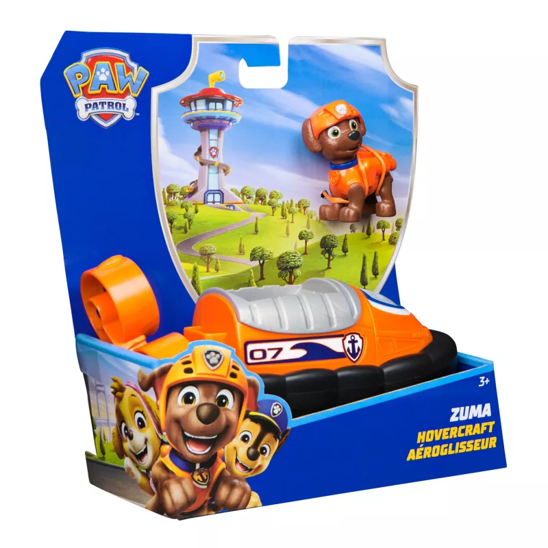 Vehículo PAW Patrol hovercraft de Zuma plástico negro naranja 3+
