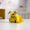 PAW Patrol, el bulldozer de Rubble, camión de juguete con figura de acción coleccionable, juguetes infantiles con conciencia sostenible para niños y niñas a partir de 3 años