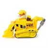 PAW Patrol, el bulldozer de Rubble, camión de juguete con figura de acción coleccionable, juguetes infantiles con conciencia sostenible para niños y niñas a partir de 3 años