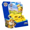 PAW Patrol, el bulldozer de Rubble, camión de juguete con figura de acción coleccionable, juguetes infantiles con conciencia sostenible para niños y niñas a partir de 3 años