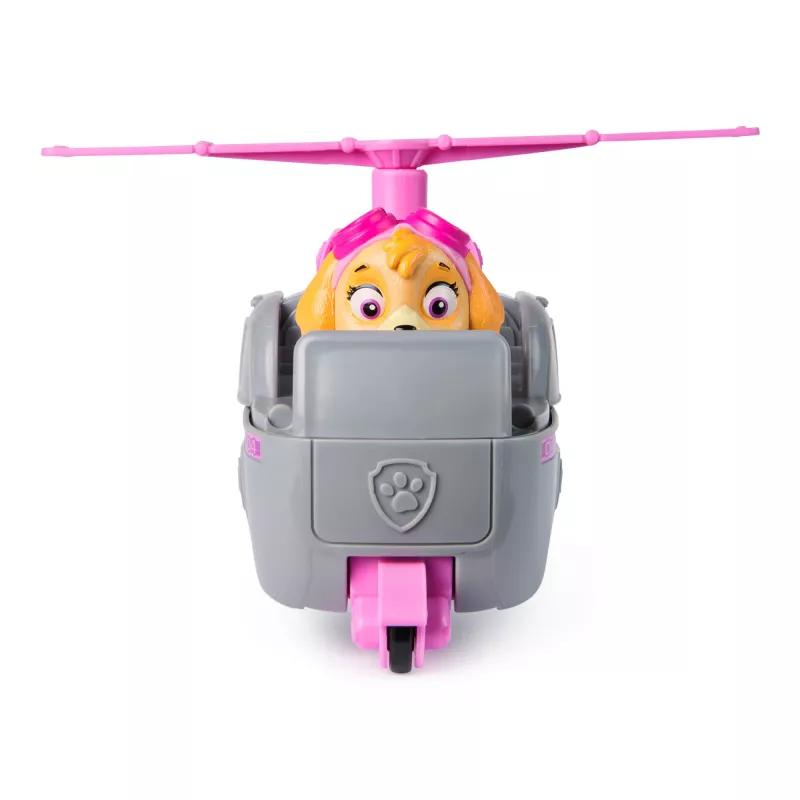 PAW Patrol, el helicóptero de Skye, vehículo de juguete con figura coleccionable, juguete infantil de fabricación sostenible para niños y niñas a partir de 3 años