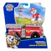 PAW Patrol, el camión de bomberos de Marshall, vehículo de juguete con figura de acción coleccionable, juguete infantil de fabricación sostenible para niños y niñas a partir de 3 años