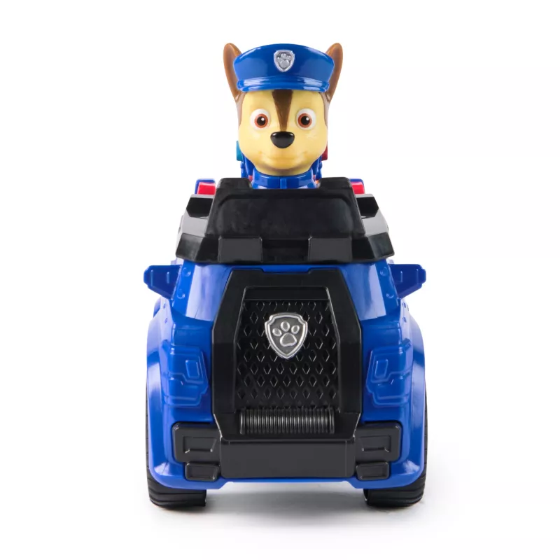 PAW Patrol, el coche de rescate de Chase, coche de juguete con figura coleccionable, juguete infantil sostenible para niños y niñas a partir de 3 años