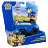 PAW Patrol, el coche de rescate de Chase, coche de juguete con figura coleccionable, juguete infantil sostenible para niños y niñas a partir de 3 años