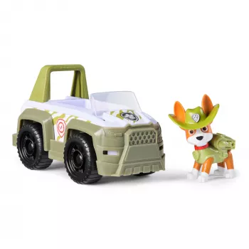 Vehículo PAW Patrol Tracker’s Jungle Rescue Vehicle verde plástico