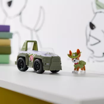 Vehículo PAW Patrol Tracker’s Jungle Rescue Vehicle verde plástico
