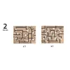 BRIO 34030 Labyrinth placas de repuesto (2 uds.), juego de habilidad, marrones/negras, a partir de 6 años