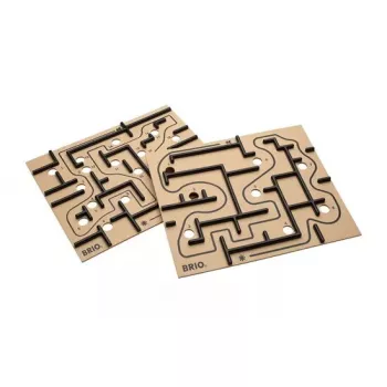 Juego de mesa de laberinto de madera Ravensburger BRIO Labyrinth Boards, negro, 273×228×9 mm, a partir de 6 años