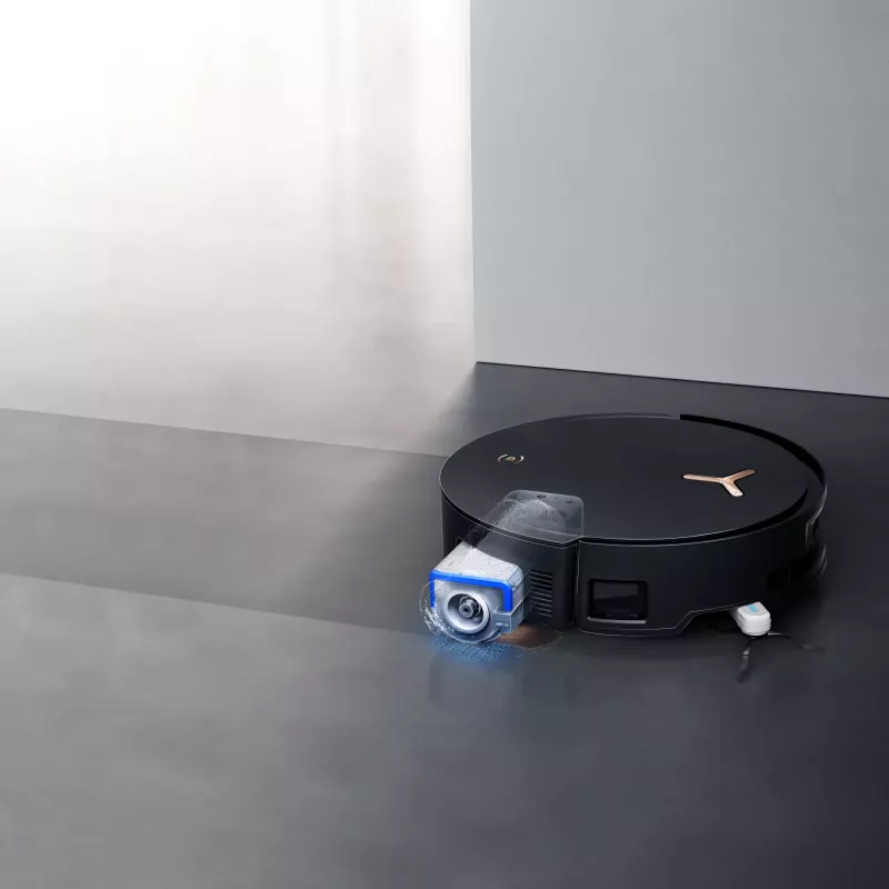 Robot aspirador Ecovacs Deebot X8 Pro Omni, negro, bolsa de polvo 0,22 L, autonomía 145 min, Li-Ion 6400 mAh