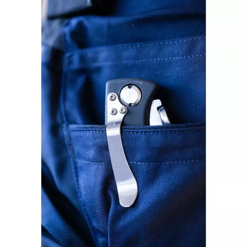 Navaja plegable con bloqueo HAZET 2157-1 negra azul