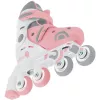 Patines de aprendizaje para niños GLOBBER 2 en 1 talla 30–33 rosa – set ajustable en línea/quad para principiantes