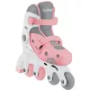 Patines de aprendizaje para niños GLOBBER 2 en 1 talla 30–33 rosa – set ajustable en línea/quad para principiantes